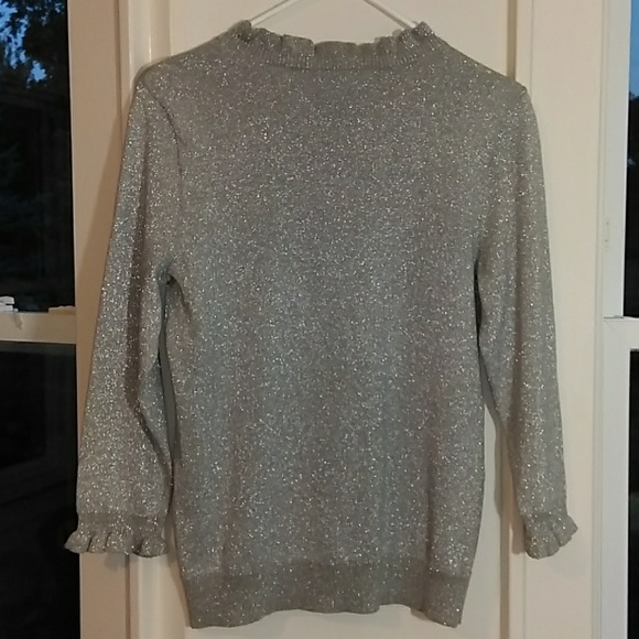 NWT CHAPS CLASSICS TOP V-NECK LONG SLEEVES SIZE M - Picture 2 of 8